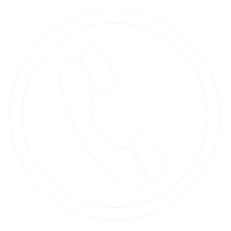 icone telephone blanc